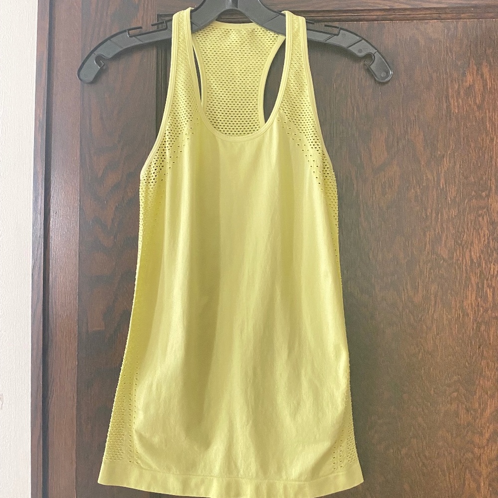 Fabletics Seamless Yellow Tank
